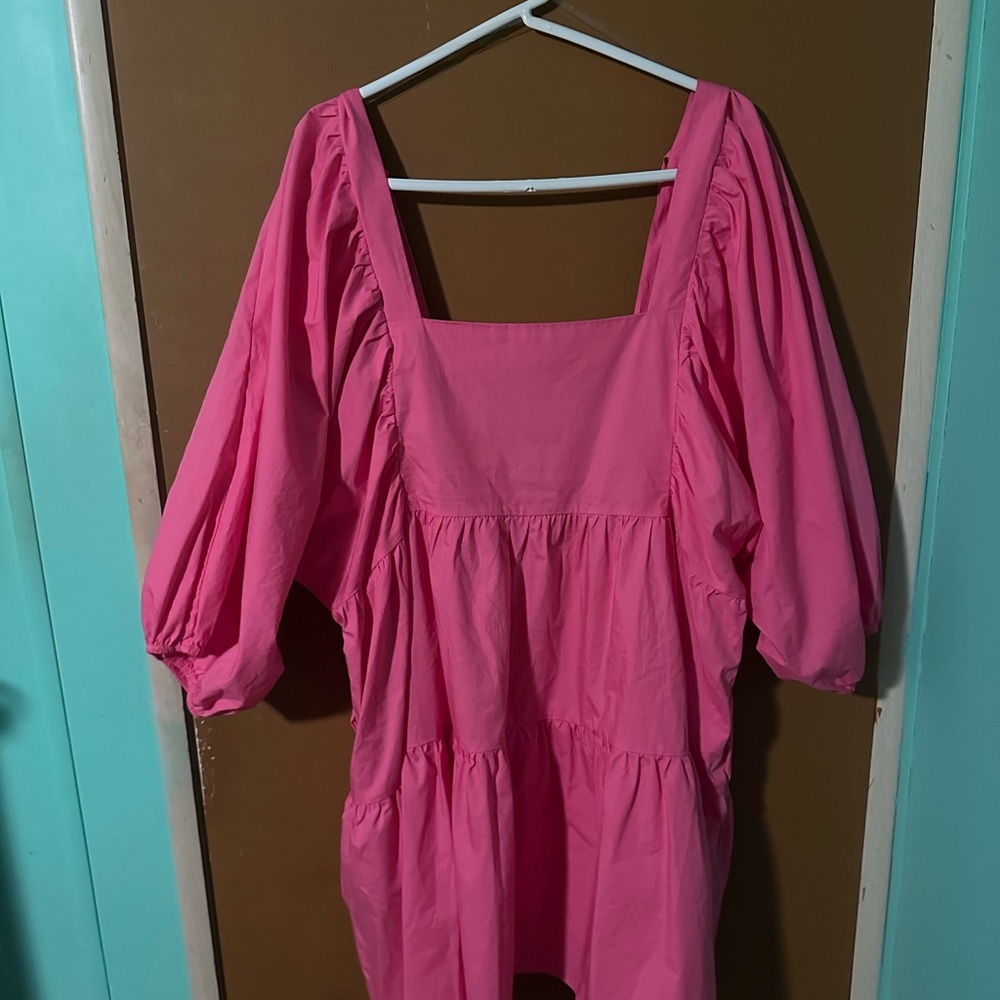Pink dress XXL